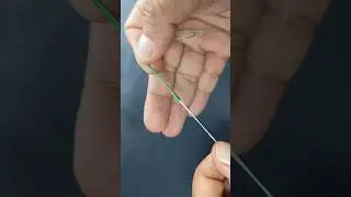 Strong smooth fishing knots for braid to mono #fishing #fishermansknot #fishingknot