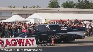 Chevrolet Bel Air 1957 (Rital Express) 7.9 sec Drag Racing Rivanazzano 2014