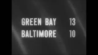 1965 NFL Conference Game: Green Bay Packers vs. Baltimore Colts