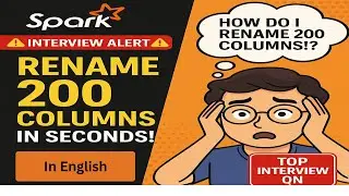 Rename multiple Columns in PySpark with 1 Line of code