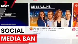 Australia's social media ban debate rages on | 7NEWS