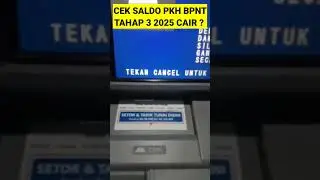CEK SALDO PKH BPNT TAHAP 3 TAHUN 2025 CAIR ? #ceksaldobpnt #ceksaldopkh #pkhbpnthariini