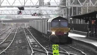 DRS 66304 Through Gloucester.21/01/2014