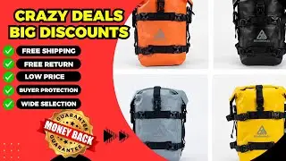 Free shipping 1/2PC Motorcycle Bumper Bag For BMW R1200GS ADV For HONDA NC750X CB500X Waterproof