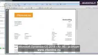 C5online: S&aring;dan laver du et kontoudtog i Microsoft Dynamics C5