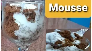 Mousse|| Easy Dessert with only 2 Ingredients || by Just A Foodiee ||