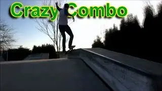 CRAZY COMBO!!!!!! Frontside Smith Grind Nose Manual Nollie Flip Out???????????????