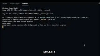 talking dictionary using python 🔥