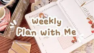 ASMR Weekly Plan With Me &mdash; Beginner Friendly MUJI Planner Setup (Feb 2-8) ✨