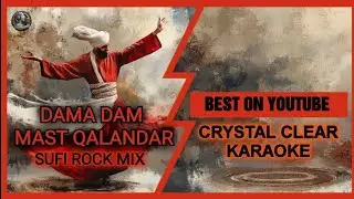 Dama Dam Mast Qalandar Karaoke | New Version 2026 | Powerful Sufi Recreated Track