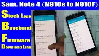 Samsung Note 4 (N910S Convert to N910F) Baseband unknown Fix | Urdu Hindi