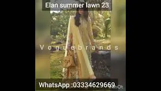 Elan Luxury Lawn 2023 Prebooking #unstitched #luxurylawn #designerlawn #fashion #dress #lawndress