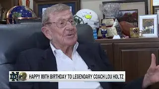 Former Notre Dame football coach Lou Holtz celebrates 89th birthday