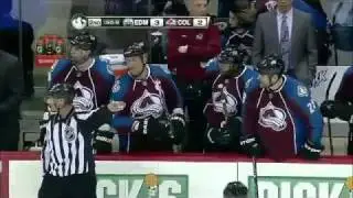 Theo Peckham Crushes Matt Duchene 04/10/11