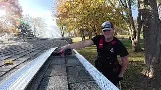 Gutter Guard Install by Tomahawk Roofing