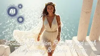 AI Lookbook: Goddess Fashion Reimagined with Midjourney & Sora Magic