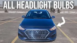 How to Replace Headlight Bulbs - Hyundai Accent (2018-2023)