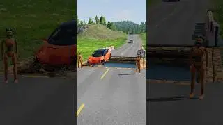 Cars vs Giant Water pit #12 - BeamNG.Drive
