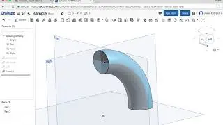How to use the Sweep tool in Onshape CAD