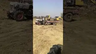 jcb work Traktar 😭#agriculture #jcb #farming #kisan #traktor #traktar
