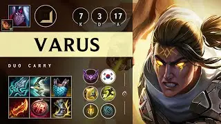 Varus ADC vs Sivir - KR Master Patch 25.16