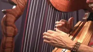 Wayfaring Stranger performed by John Kovac, harper and harp maker