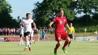 TSV 1860 Rosenheim vs FC Bayern München II in Eiselfing