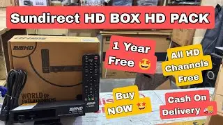 Sundirect HD BOX | HD CHANNELS Free For 1 Year ~ Cheapest Hd plan full HD