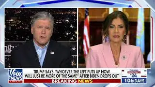 Gov. Noem Discusses Biden Dropout On Hannity