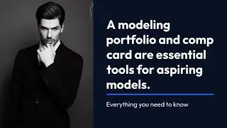 How to make modeling comp card | modeling comp card |  portfolio tips