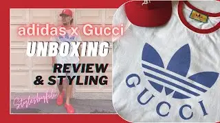 Adidas x Gucci Collab UNBOXING - Review, Sizing PLUS Outfit Ideas💧