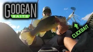 Catching BASS & NORTHERN PIKE Using GOOGAN BAITS - Back Lake Fishing Tips!