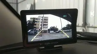 Mahindra KUV 300, worldtech 4,3,World tech Reverse camera fitting
