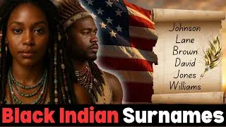 Indigenous Black American History: Your Surname Exposes Your Tribe