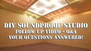 Soundproof Booth Build - Follow Up Q&A - Portable DIY Isolation Booth