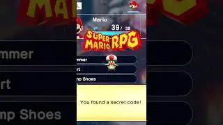 There's a SECRET CODE in Super Mario RPG!? #nintendoswitch