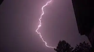 Massive Crawler Lightning Flashes in Slow Motion