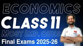 Class 11 Economics | Most important questions | Microeconomics class 11 | Final exam 2026