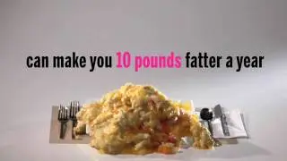 Man Drinking Fat-Fat. NYC Health Anti-Soda Ad.Are You Pouring on the Pounds.mp4