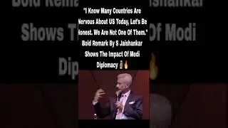 India stands tall on the global stage! 🇮🇳💪 #Jaishankar #Diplomacy #Modi #IndiaRising #Geopolitics