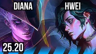 DIANA vs HWEI (MID) | 11/2/15, Dominating | KR Diamond | 25.20