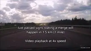 Zipper Merge - please learn about this.
