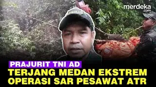 Terjang Medan Ekstrem, TNI AD Lanjutkan Operasi SAR Pesawat ATR 42-500 di Bulusaraung