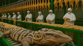 Inside the Lizard Leather Factory: From Farm to Luxury Bag (Full Process)