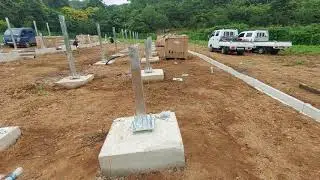 이동식 기초 구조물 2-1ㅎ 태양광시공 당진100kw
