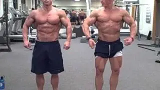 Super Human Neumann vs Natural Pro Darin Steen ... Posedown !!