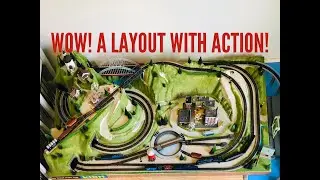 MARVELOUS MODEL TRAIN LAYOUT! NOT NOCH, BUT RARE KIBRI RIGI!!!