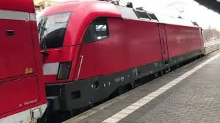 DB BR 182 (RE1) Abfahrt aus Potsdam HBF (Tonleiter)