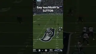Easy touchdown to SUTTON #nfl #football #madden25