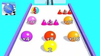 Multiballs Run 2048+ ! All Levels Gameplay (106-110) android,ios